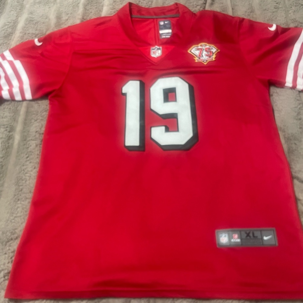 Nike Red 49er Deebo Samuel Football Jersey